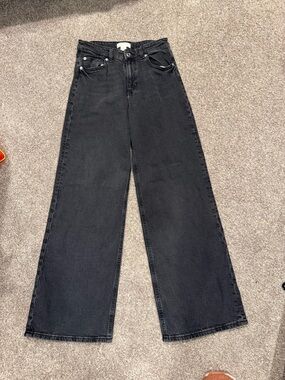 H&M wide leg denim